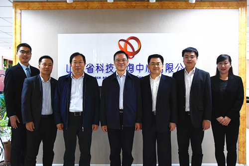王春秋一行到省科技咨詢中心有限公司調(diào)研指導(dǎo)工作